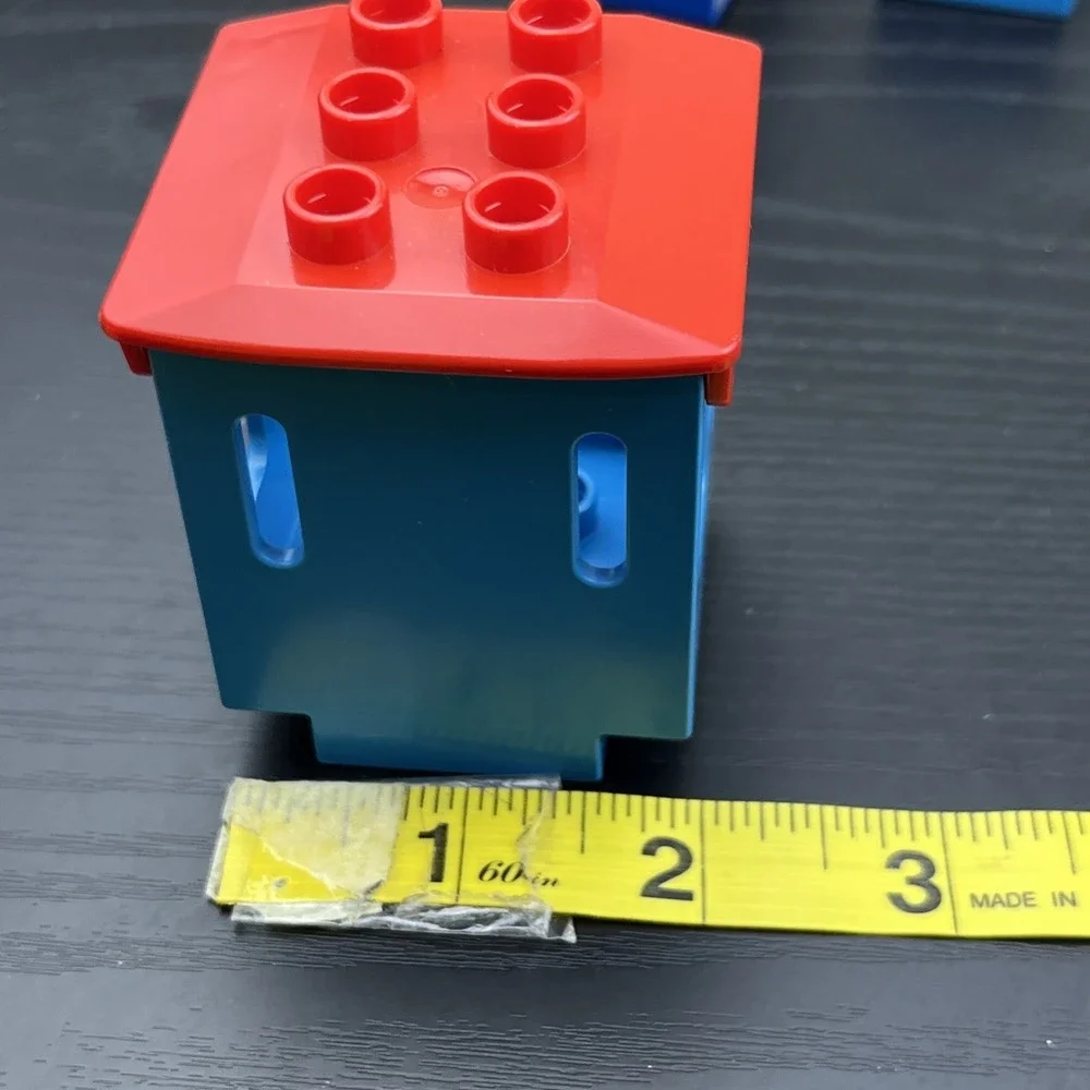 LEGO DUPLO Dark Azure Train Cab Roof & Front Engine Cover 10810 Replacement